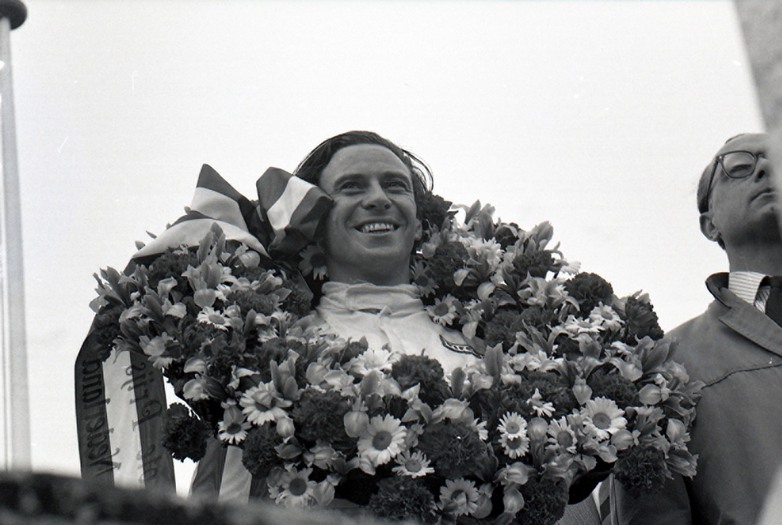 1967_F1_Holland_Jimmy_Clark_celebrates_first_Ford_DFV_victory.jpg
